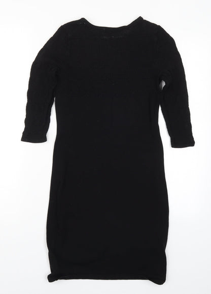 H&M Womens Black   Bodycon  Size S