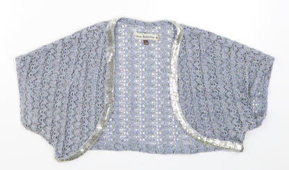 Urban Behaiour Womens Blue  Knit Cardigan Jumper Size S
