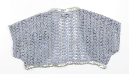 Urban Behaiour Womens Blue  Knit Cardigan Jumper Size S