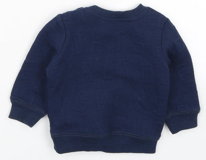 F&F Boys Blue   Basic T-Shirt Size 3-6 Months  - Alphabet