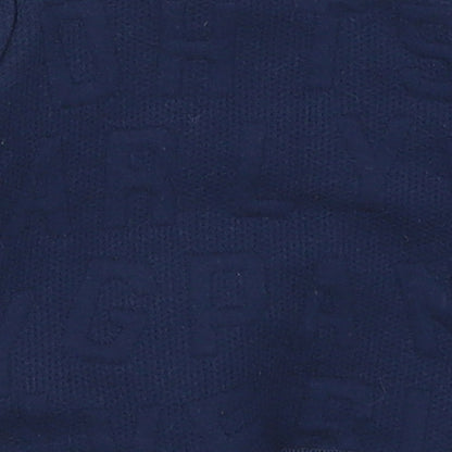 F&F Boys Blue   Basic T-Shirt Size 3-6 Months  - Alphabet