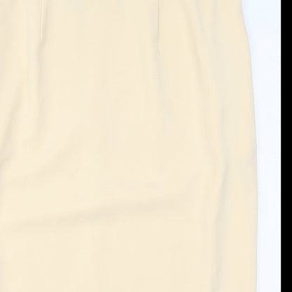 Preworn Womens Beige   Straight & Pencil Skirt Size 24