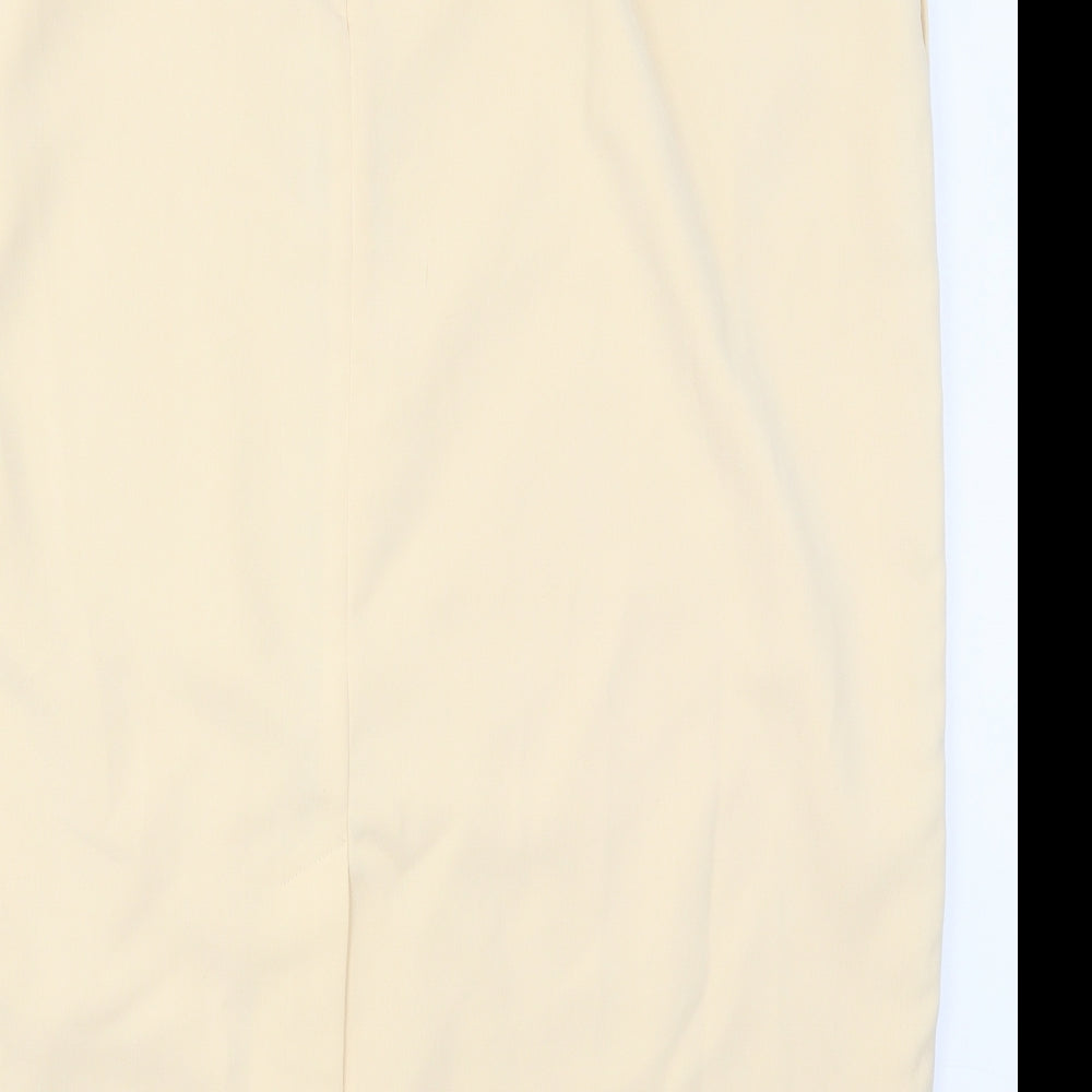 Preworn Womens Beige   Straight & Pencil Skirt Size 24