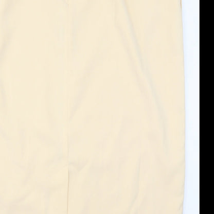 Preworn Womens Beige   Straight & Pencil Skirt Size 24