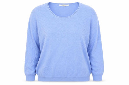 Womens UK Size M Vida Vi Blue Pullover Jumper