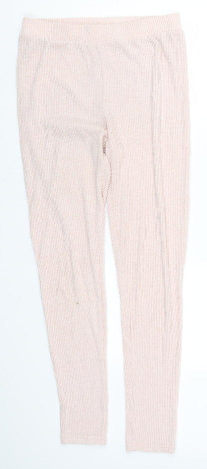 Womens UK Size 10 Primark Regular Fit  Pink Trousers