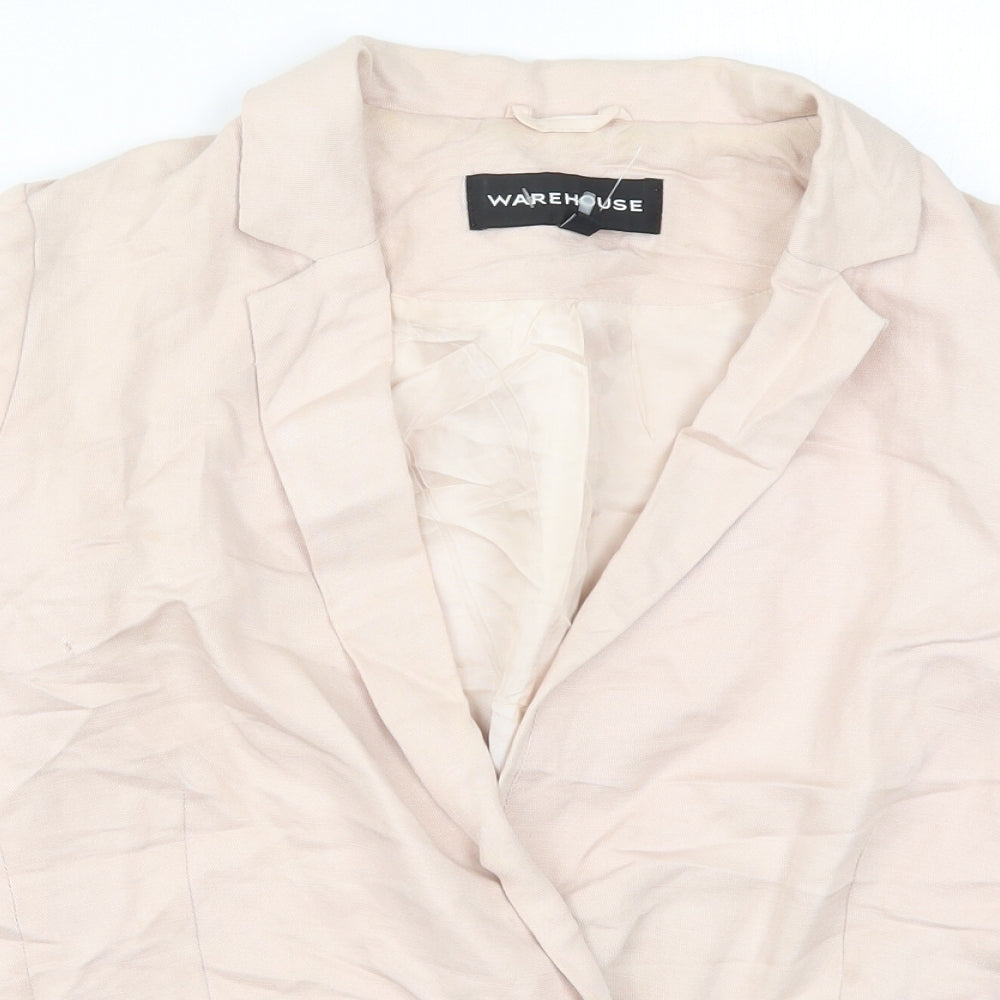 Warehouse Womens Pink   Jacket Suit Jacket Size 10