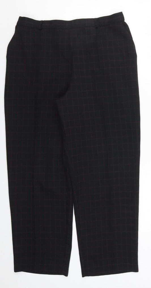 Womens UK Size 18 Marks and Spencer Regular Fit  Black Trousers