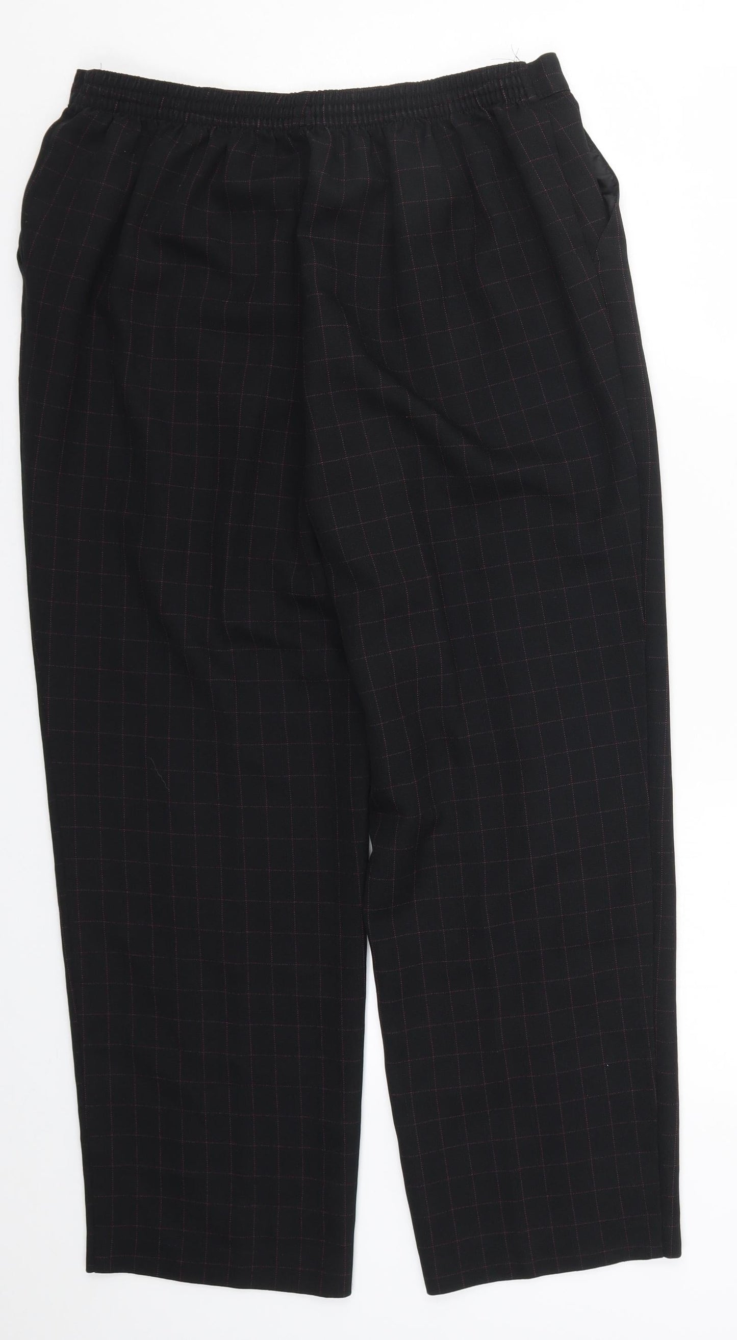 Womens UK Size 18 Marks and Spencer Regular Fit  Black Trousers