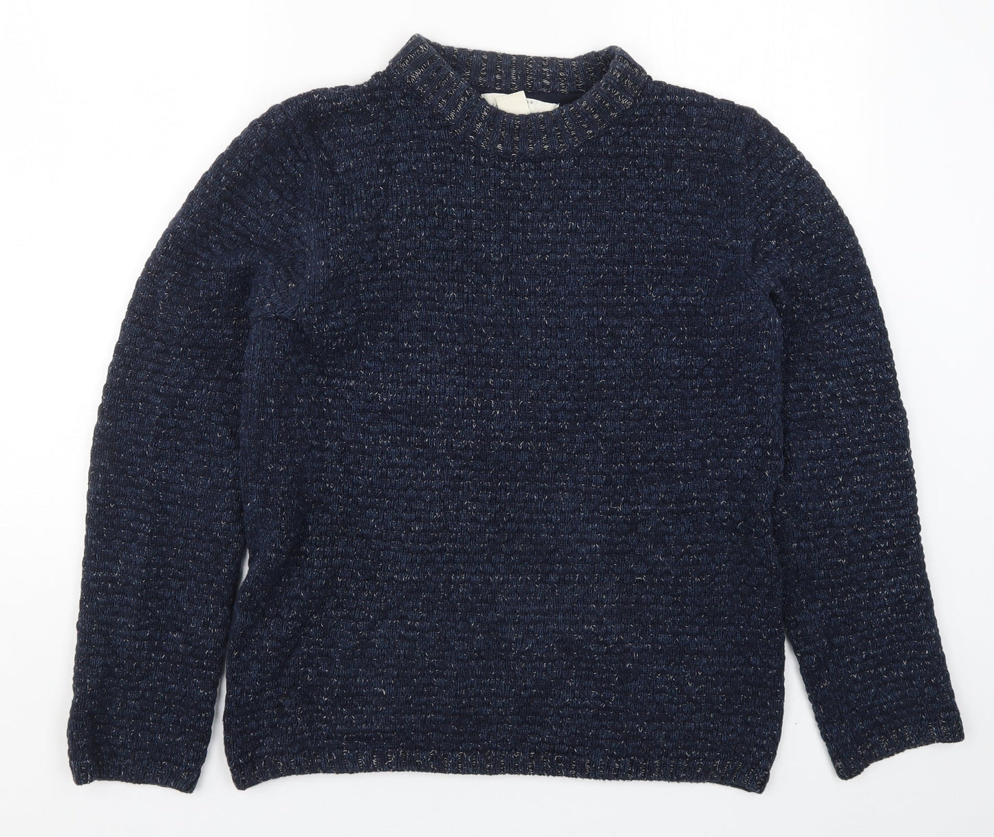 H&M Mens Blue  Knit Pullover Jumper Size M