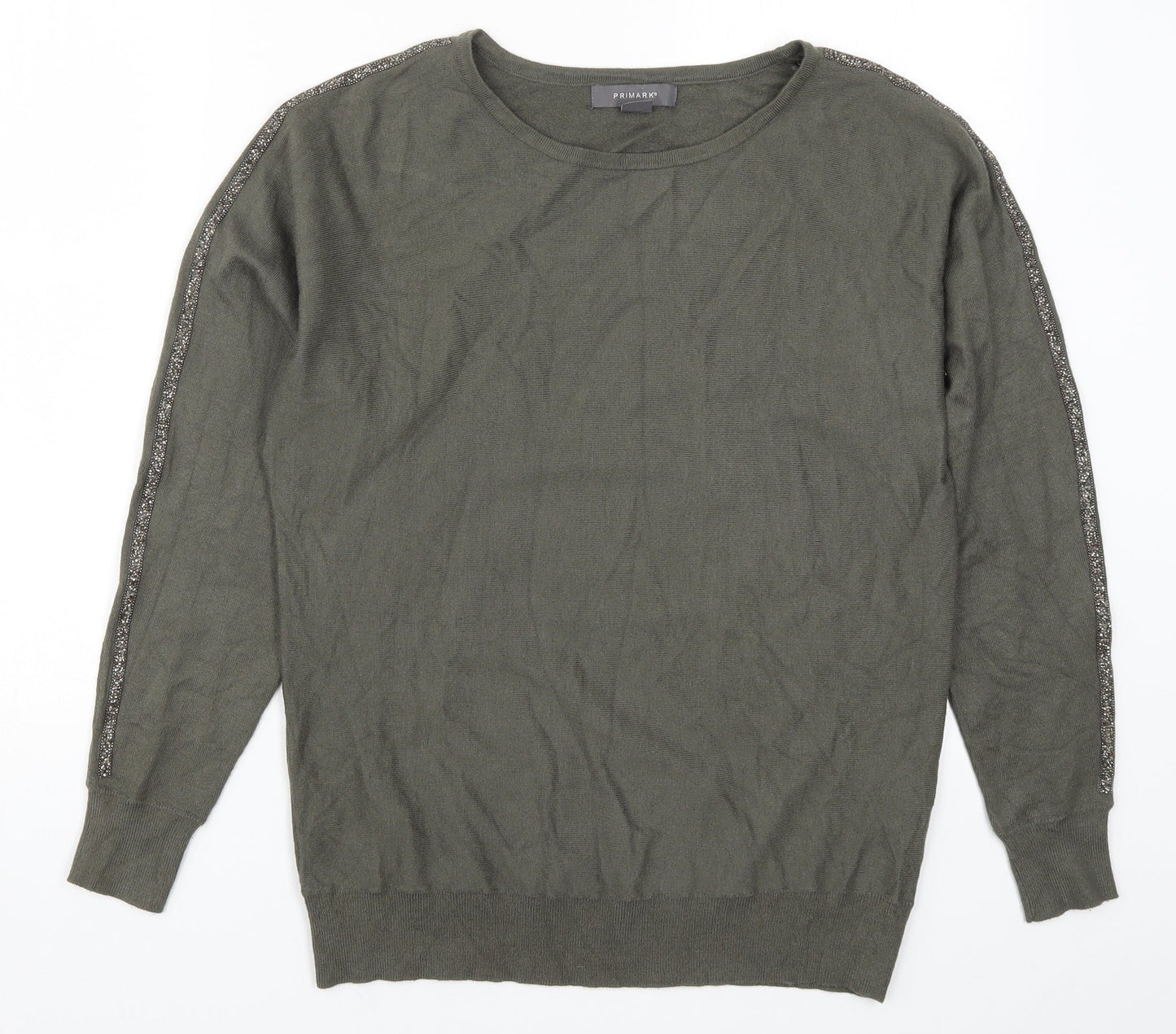 Primark Womens Green  Knit Pullover Jumper Size 10