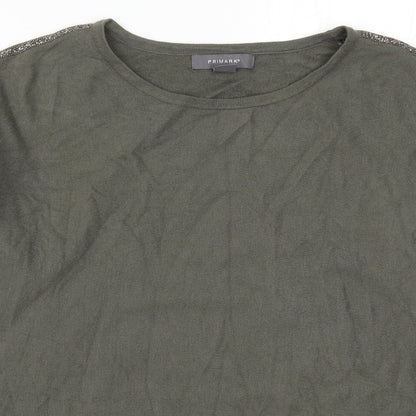 Primark Womens Green  Knit Pullover Jumper Size 10