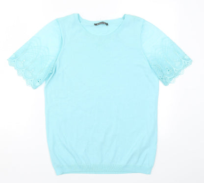 Bonmarché Womens Blue   Basic T-Shirt Size S
