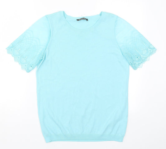 Bonmarché Womens Blue   Basic T-Shirt Size S