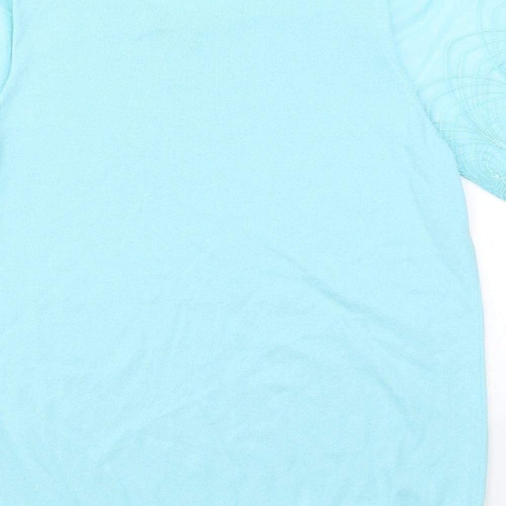 Bonmarché Womens Blue   Basic T-Shirt Size S