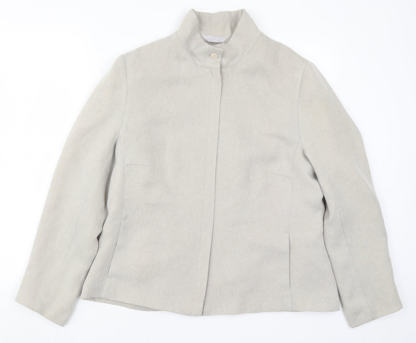 Womens UK Size 16 Preworn Grey Jacket