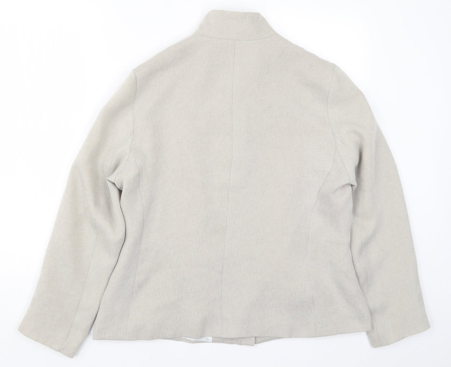 Womens UK Size 16 Preworn Grey Jacket