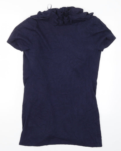 Womens UK Size 8 Marks and Spencer Blue Cardigan Jumper