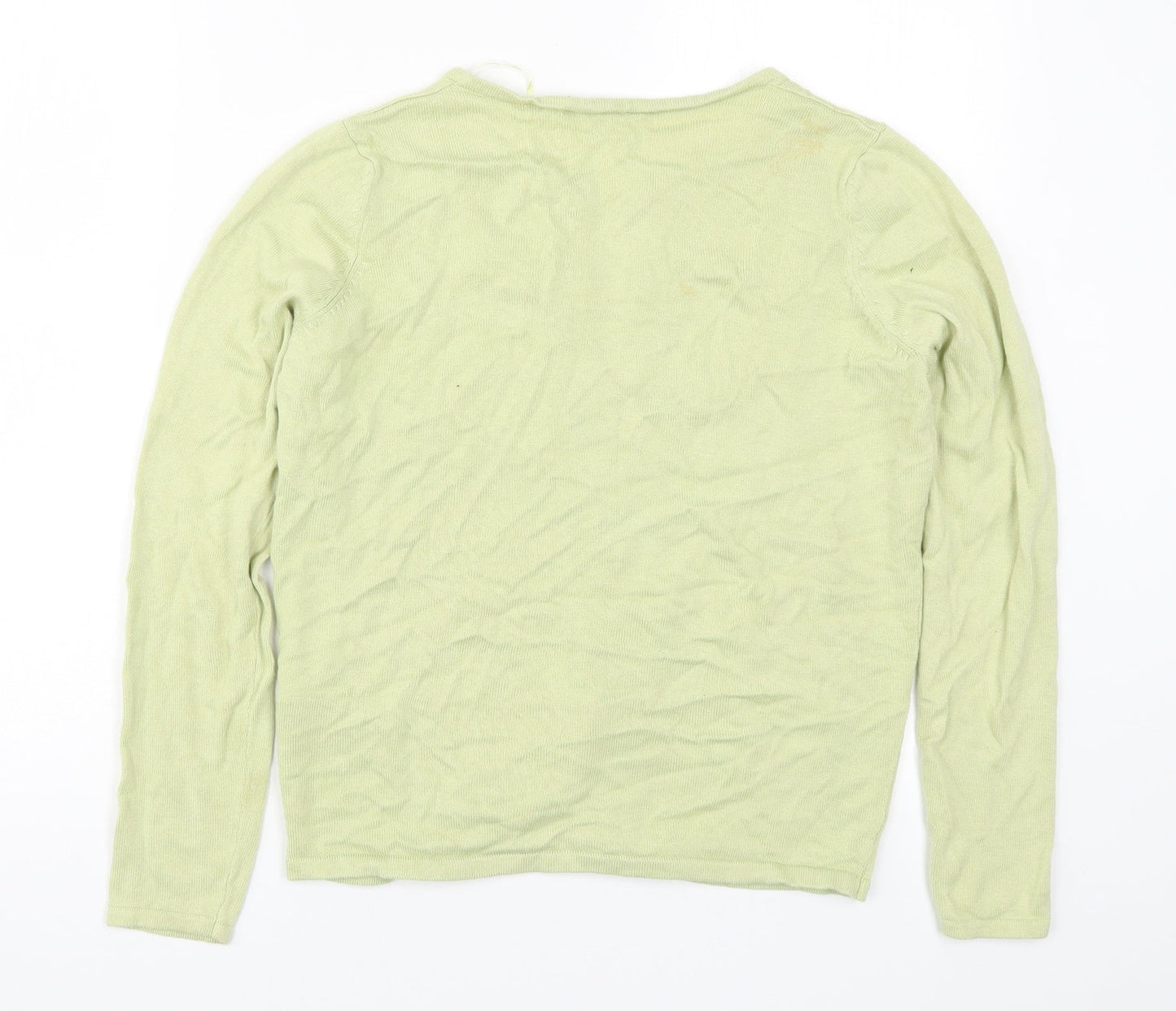 Womens UK Size XS Bonmarché Green Cardigan Jumper