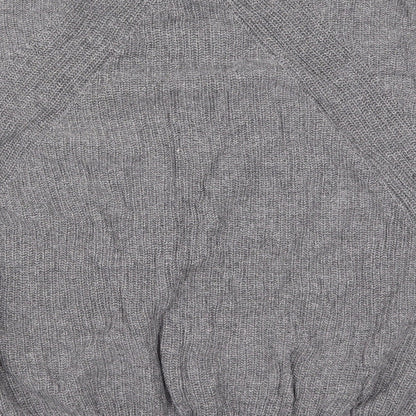 H&M Womens Grey  Knit Pullover Jumper Size M