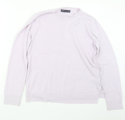 Womens UK Size 12 Marks and Spencer Purple Pullover Jumper