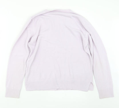Womens UK Size 12 Marks and Spencer Purple Pullover Jumper