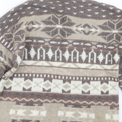Womens UK Size 10 BHS Beige Pullover Jumper