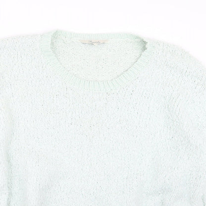 Womens UK Size XL Peacocks Green Pullover Jumper