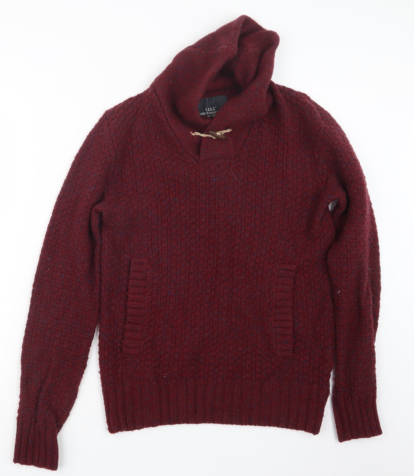 Mens UK Size S H&M Red Pullover Sweatshirt