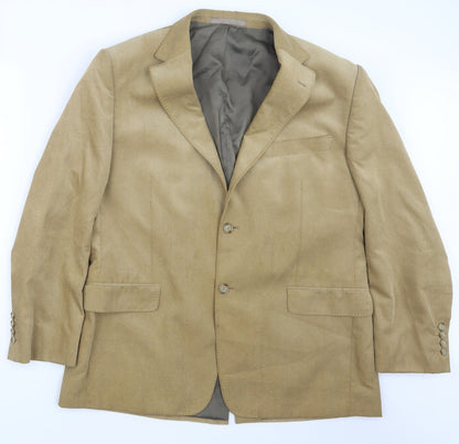 Mens UK Size 42 Marks and Spencer Regular Beige Suit Jacket