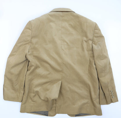 Mens UK Size 42 Marks and Spencer Regular Beige Suit Jacket