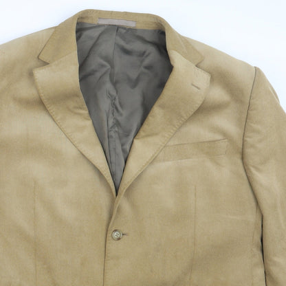 Mens UK Size 42 Marks and Spencer Regular Beige Suit Jacket