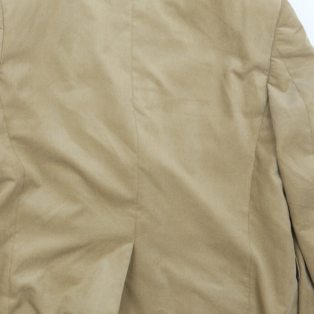 Mens UK Size 42 Marks and Spencer Regular Beige Suit Jacket