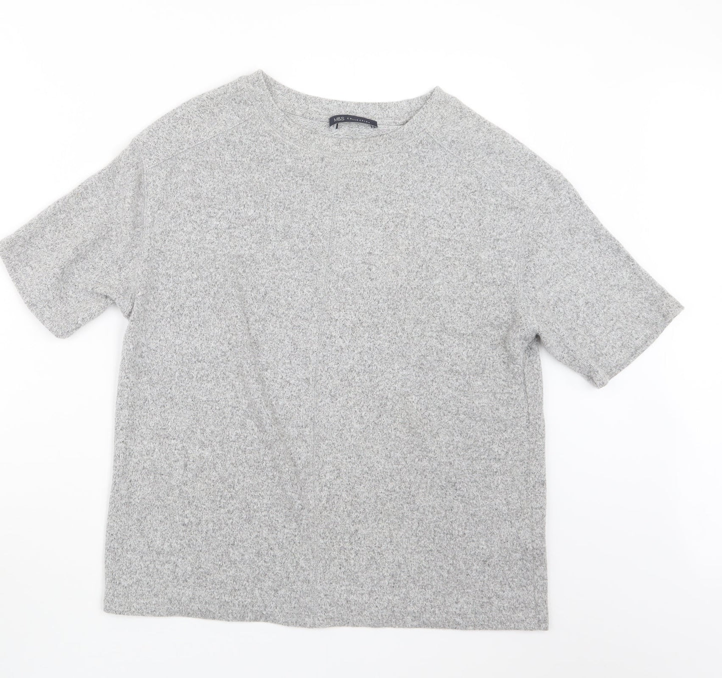 Womens UK Size 10 Marks and Spencer Grey Pullover Jumper