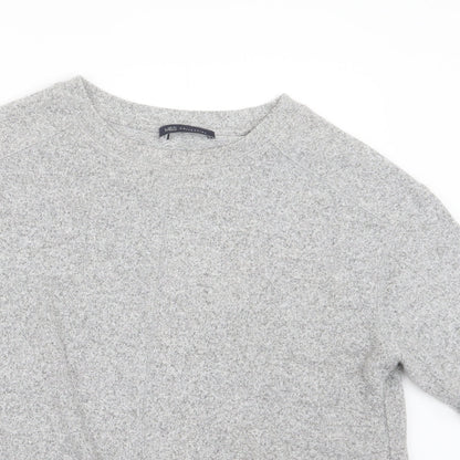 Womens UK Size 10 Marks and Spencer Grey Pullover Jumper