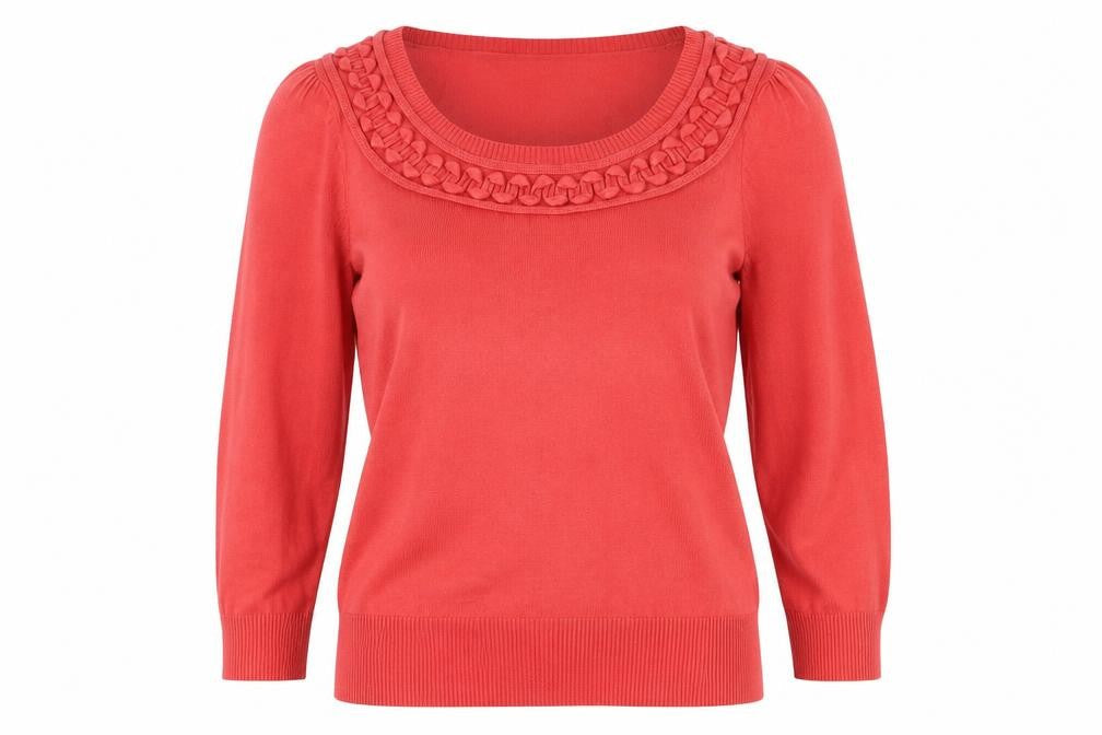 Womens UK Size 12 Per Una Pink Pullover Jumper