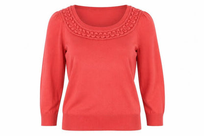 Womens UK Size 12 Per Una Pink Pullover Jumper