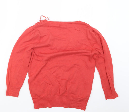 Womens UK Size 12 Per Una Pink Pullover Jumper