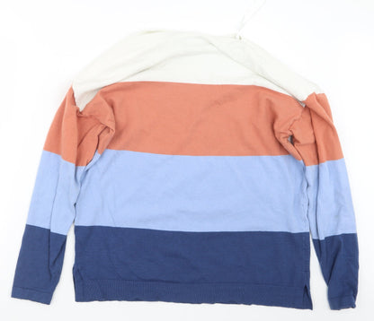 Isela Womens Blue   Pullover Jumper Size L