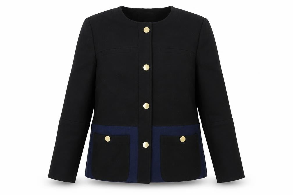 Womens UK Size 10 H&M Black Jacket