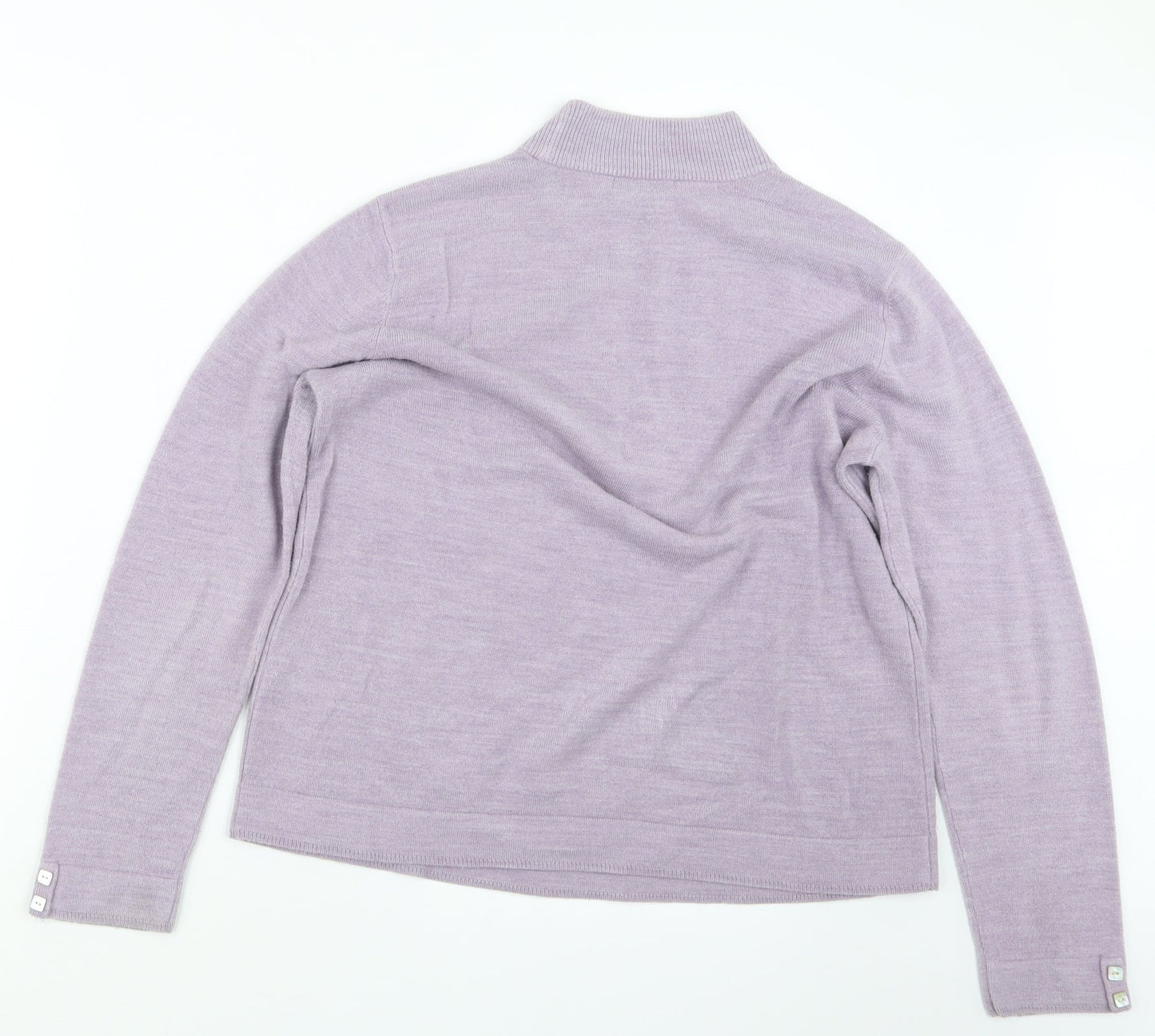 Womens UK Size M BM Purple Pullover Jumper