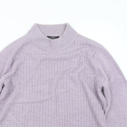 Womens UK Size M BM Purple Pullover Jumper