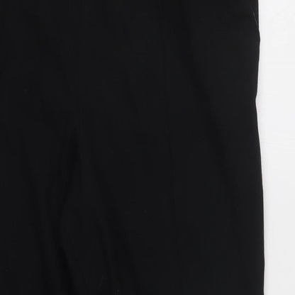 Womens UK Size 30 in Preworn Regular Fit  Black Trousers