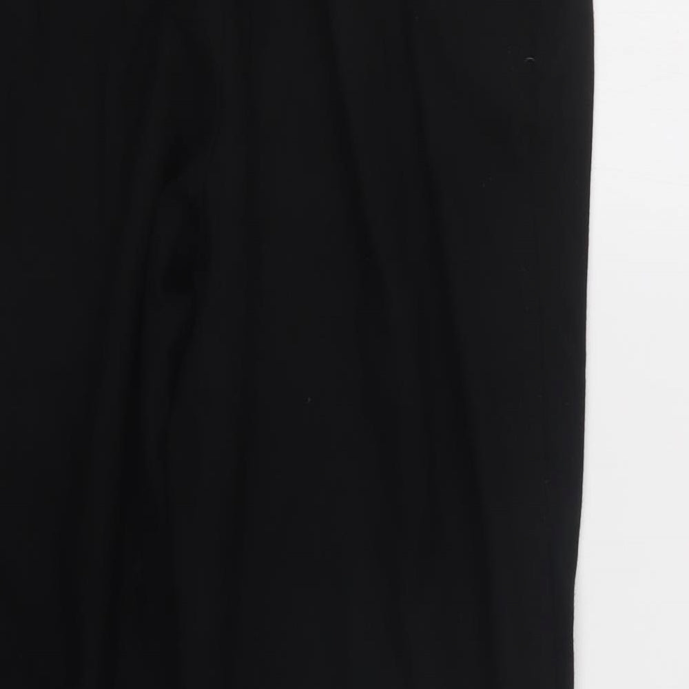 Womens UK Size 30 in Preworn Regular Fit  Black Trousers