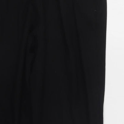 Womens UK Size 30 in Preworn Regular Fit  Black Trousers