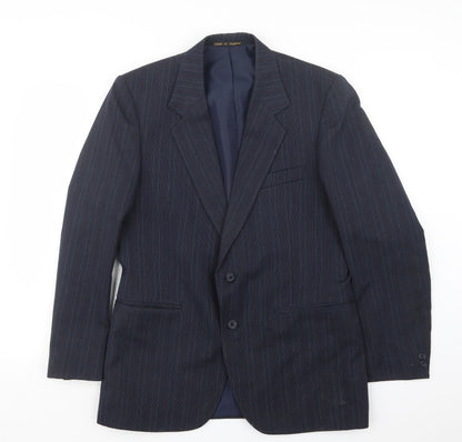 Men's Club Mens Blue   Jacket Suit Jacket Size 36