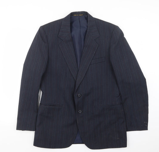 Men's Club Mens Blue   Jacket Suit Jacket Size 36
