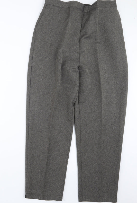 Womens UK Size 30 in Preworn Regular Fit  Brown Trousers