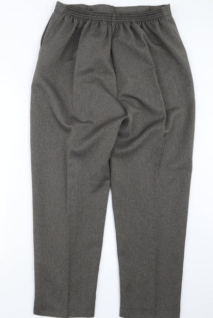 Womens UK Size 30 in Preworn Regular Fit  Brown Trousers