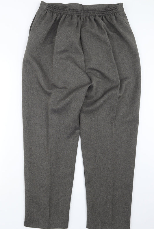 Womens UK Size 30 in Preworn Regular Fit  Brown Trousers